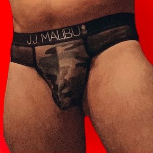 JJ Malibu camo brief mesh